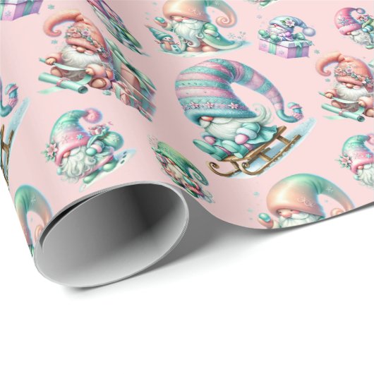 パステル格言クリスマスパターン – フェスティバルホリデイD ラッピングペーパー (ロールコーナー)