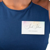 パステル水の色パーソナライズされた磁気名タグ 名札