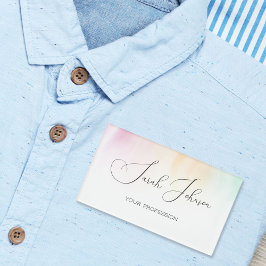 パステル水の色パーソナライズされた磁気名タグ 名札