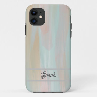 パステル水彩カスタマイズ可能スマホケース iPhone 11 ケース