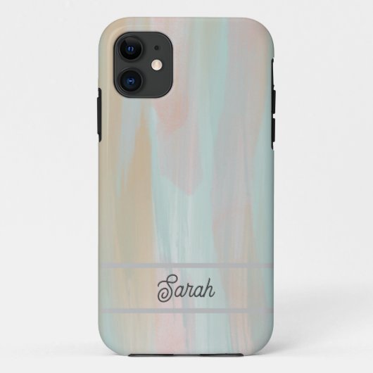 パステル水彩カスタマイズ可能スマホケース Case-Mate iPhoneケース (裏面)