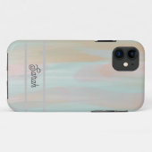 パステル水彩カスタマイズ可能スマホケース Case-Mate iPhoneケース (裏面(横))