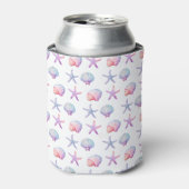 パステル水彩シェル 缶クーラー (缶正面)