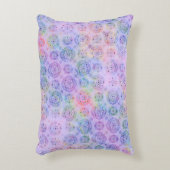 パステル水彩パターンアクセントピロー アクセントクッション (正面(垂直))