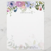 パステル水彩フローラ パーソナライズされた (正面)