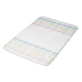 パステル水彩ブラシストローク バスマット (アングル)