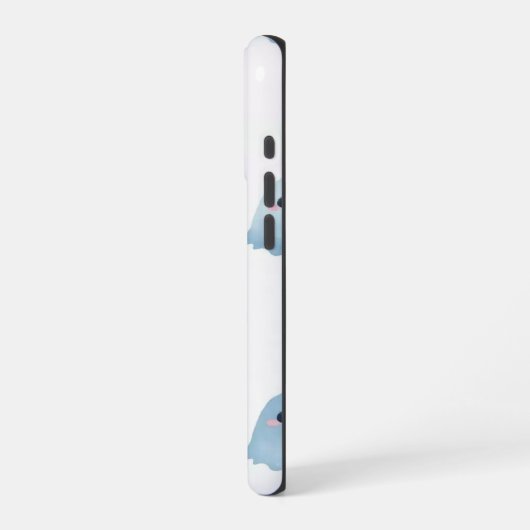 パステル水彩ボウオバケiPhoneケース iPhoneケース (左側面)