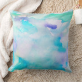 パステル水彩レトロデザイン装飾用クッション クッション (ブランケット)