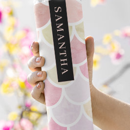 パステル水彩人魚はかりで測模様(名前) タンブラー