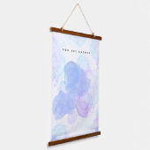 パステル水彩十分感動的」 吊り下げ型タペストリー (傾斜あり)