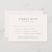 パステル水彩花イラストの結婚式出欠確認カード 招待状 (正面/裏面)