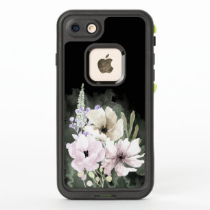 パステル水色の花ライフプルーフiPhone 7ケース