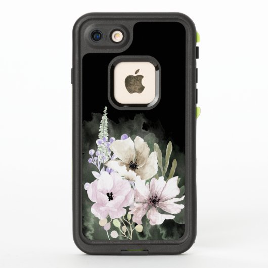 パステル水色の花ライフプルーフiPhone 7ケース LifeProof iPhoneケース (裏面)