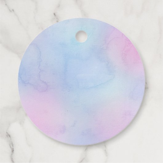 パステル水色名サンキュー誕生日パープル フェイバータグ (裏面)