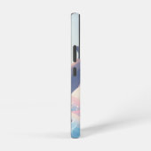 パステル波のイルカ Samsungケース Samsung Galaxyケース (右側面)