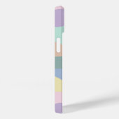 パステル波状パタパーソナライズされたーン曲名 Case-Mate iPhoneケース (裏面 / 右)