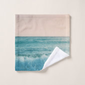 パステル海ウェーブズドリーム#1 バスタオルセット (ウォッシュタオル)