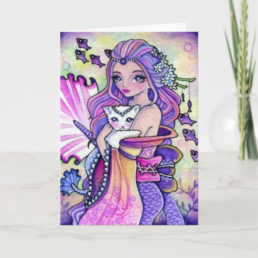 パステル海ファンタジー空白の – カード (正面)