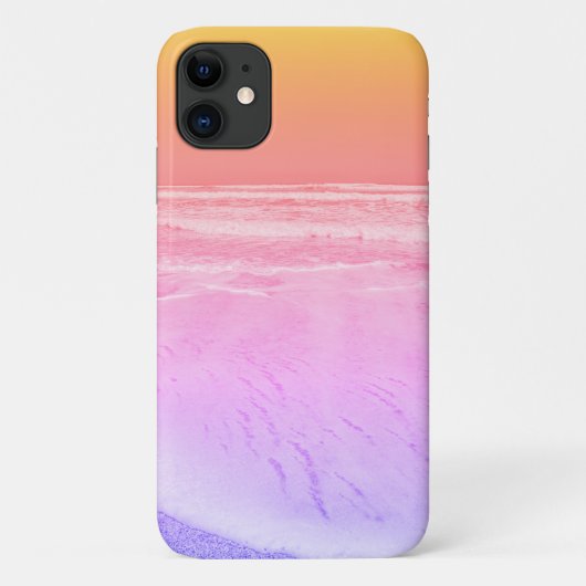 パステル海波ビーチiPhone 11ケース Case-Mate iPhoneケース (裏面)