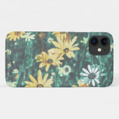 パステル淡い色のグリーンイエローフラワーズiPhone 11ケース Case-Mate iPhoneケース (裏面(横))