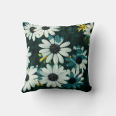 パステル淡い色のナマクアランドフラワーピロークッション クッション (裏面)