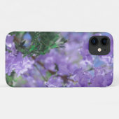 パステル淡い色のパープルジャカランダ花iPhone 11ケース Case-Mate iPhoneケース (裏面(横))