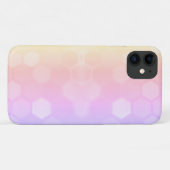 パステル淡い色のピンクミツバチ携帯電話iPhone 11ケース Case-Mate iPhoneケース (裏面(横))