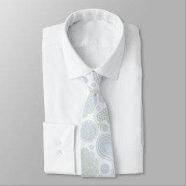 パステル淡い色のペイズリーパタ結婚ーン ネクタイ