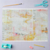 パステル混合メディアのデカグランジップ 薄葉紙 (クラフト)