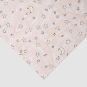 パステル渦巻形のオレンジスターズ&モーンズ 薄葉紙 (詳細)