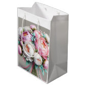 パステル牡丹、Natasha Us ミディアムペーパーバッグ (裏面アングル)