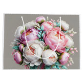 パステル牡丹、Natasha Us ラージペーパーバッグ (裏面)