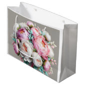 パステル牡丹、Natasha Us ラージペーパーバッグ (正面アングル)