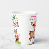 パステル牧草地の仲間：ああベビーガール赤ちゃんシャワー 紙コップ (右)