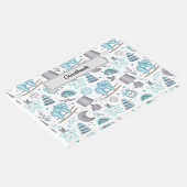 パステル男の赤ちゃんブルーアイテムトイ ゲストブック (コーナー)