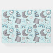 パステル男の赤ちゃんブルーアイテムトイ ゲストブック (裏面)