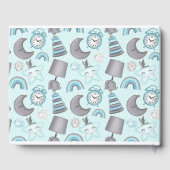 パステル男の赤ちゃんブルーアイテムトイ ゲストブック (裏面)