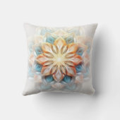 パステル白熱［赤熱］光を放つカラーズマンダラ クッション (裏面)