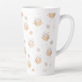パステル秋かわいい猫たち カフェラテマグ (右)