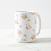 パステル秋かわいい猫たち コーヒーマグカップ (正面右)