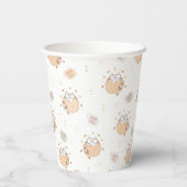 パステル秋かわいい猫たち 紙コップ (裏面)