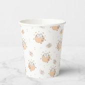 パステル秋かわいい猫たち 紙コップ (左)