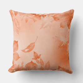 パステル秋オレン離れジ クッション