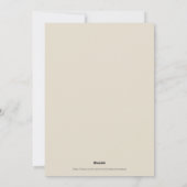 パステル秋ハーベスト&フローラリーフ感謝祭 シーズンカード (裏面)