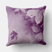 パステル秋パープル葉ズ クッション (裏面)