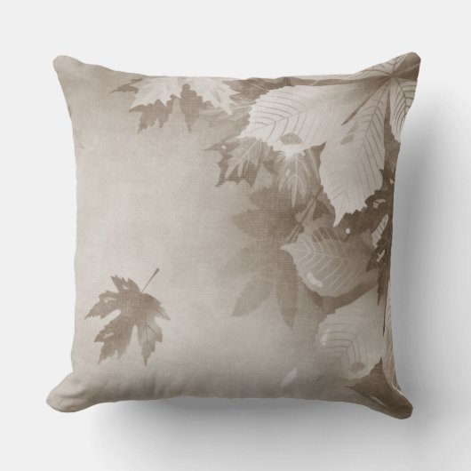 パステル秋ブラウン離れズ クッション (正面)