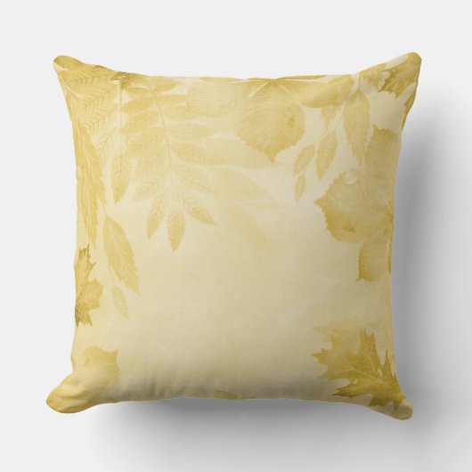 パステル秋黄離れ色 クッション (正面)