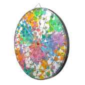 パステル紙吹雪ハート ダーツボード (正面右)