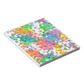 パステル紙吹雪ハート ノートパッド (アングル)