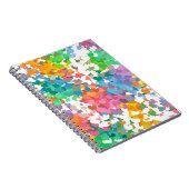 パステル紙吹雪ハート ノートブック (右側)